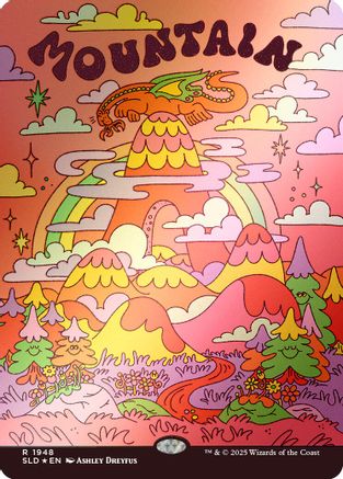 Mountain (1948) (Rainbow Foil) (SLD-1948) (Full Art)