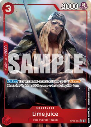 Limejuice (Alternate Art) (OP09-014) (Foil)