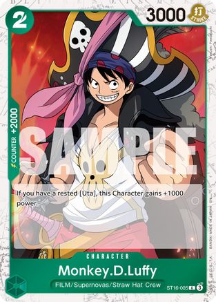 Monkey.D.Luffy - ST16-005 (Pirate Foil) (ST16-005) (Foil)