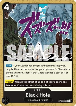 Black Hole (Reprint) (OP09-098)