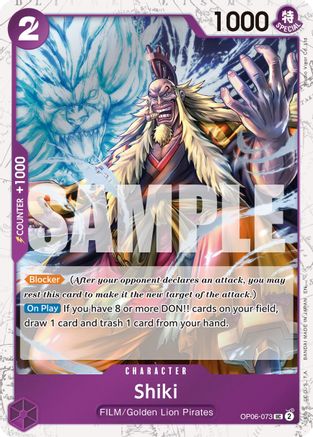 Shiki (Pirate Foil) (OP06-073) (Foil)