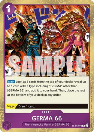 GERMA 66 (Pirate Foil) (OP06-078) (Foil)
