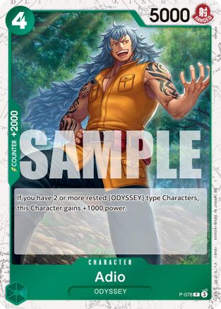 Adio (Pirate Foil) (P-078) (Foil)