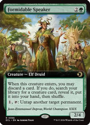 Formidable Speaker (Extended Art) (ECL-366)