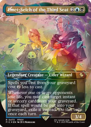 Emet-Selch of the Third Seat (Borderless) (Chocobo Track Foil) (FIC-473)