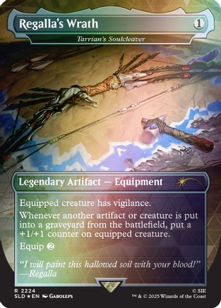 Regalla's Wrath - Tarrian's Soulcleaver (Rainbow Foil) (SLD-2224)