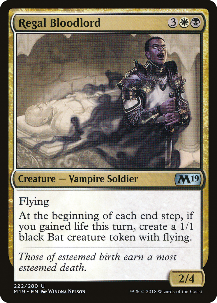 Regal Bloodlord (M19-222) (Foil)