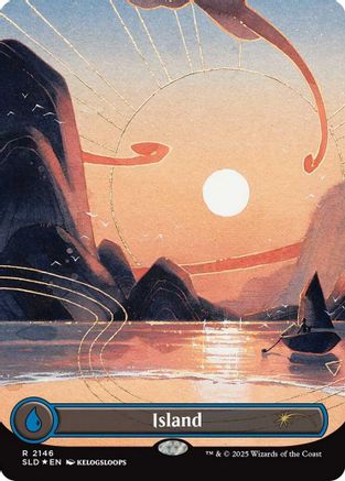 Island (2146) (SLD-2146) (Full Art) (Foil)