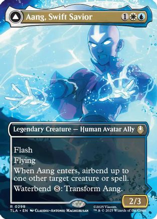 Aang, Swift Savior (0298) (Borderless) (TLA-298) (Foil)