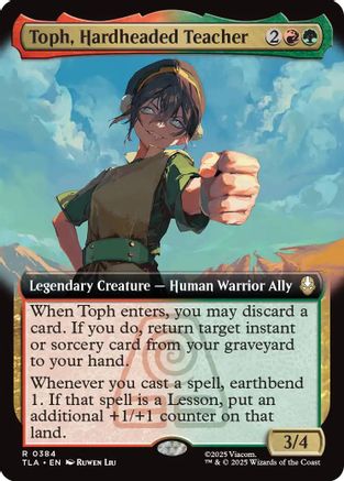 Toph, Hardheaded Teacher (Extended Art) (TLA-384)