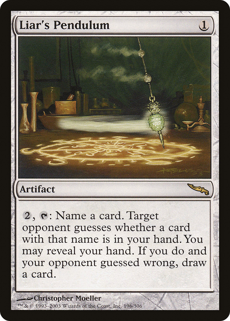 Liar's Pendulum (MRD-196) (Foil)