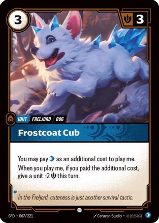 Frostcoat Cub (SFD-067) (Foil)