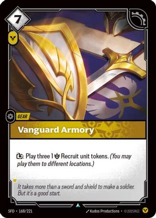 Vanguard Armory (SFD-168) (Foil)