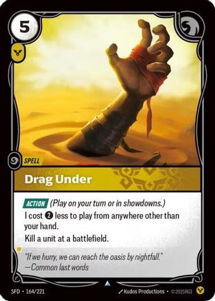 Drag Under (SFD-164) (Foil)