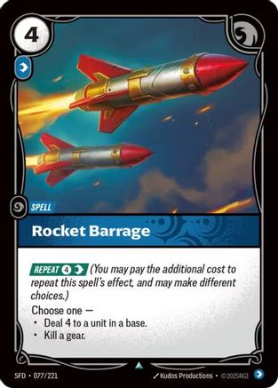 Rocket Barrage (SFD-077)