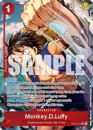 Monkey.D.Luffy (Alternate Art) (OP14-013) (Foil)