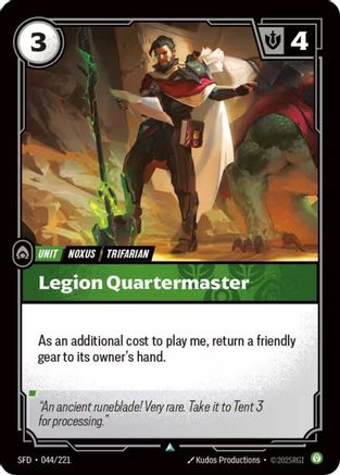 Legion Quartermaster (SFD-044) (Foil)