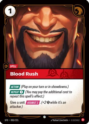Blood Rush (SFD-003) (Foil)