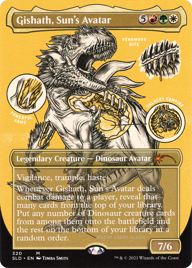 Gishath, Sun's Avatar (SLD-320) (Borderless)