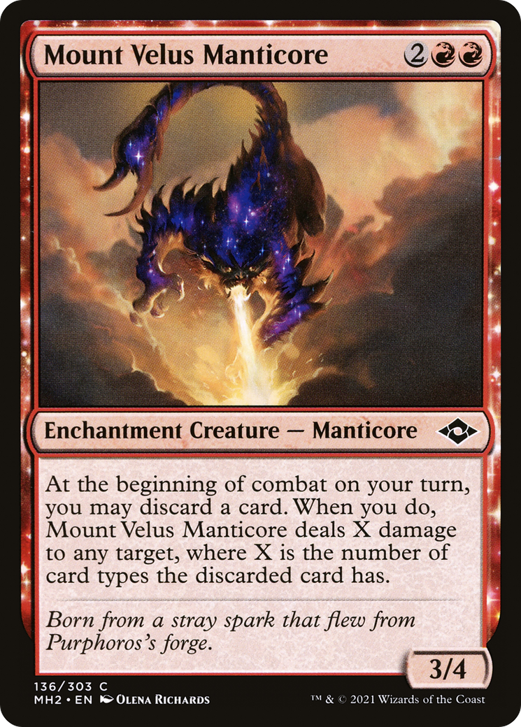 Mount Velus Manticore (MH2-136) (Foil)