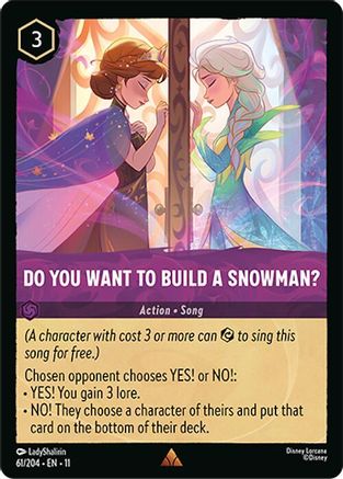 Do You Want To Build A Snowman? (11-061)