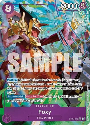 Foxy (Alternate Art) (EB04-036) (Foil)