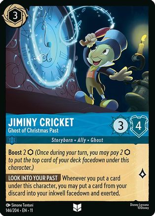 Jiminy Cricket - Ghost of Christmas Past (11-146) (Cold Foil)