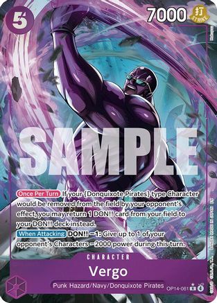 Vergo (Alternate Art) (OP14-061) (Foil)