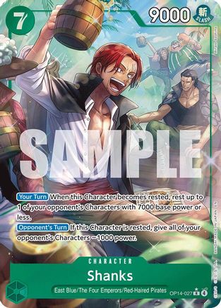 Shanks (Alternate Art) (OP14-027) (Foil)