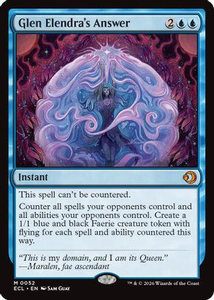 Glen Elendra's Answer (ECL-052)