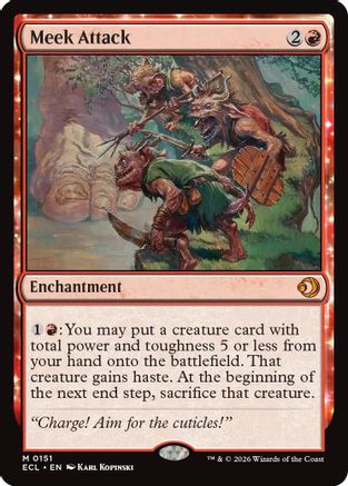 Meek Attack (ECL-151) (Foil)