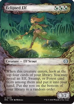 Eclipsed Elf (Showcase) (ECL-336) (Foil)