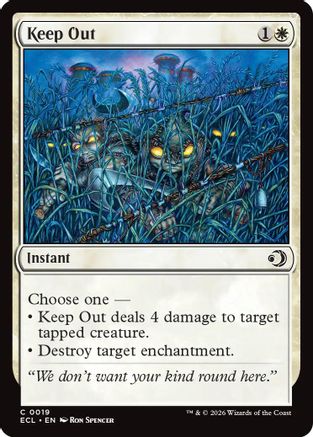 Keep Out (ECL-019) (Foil)