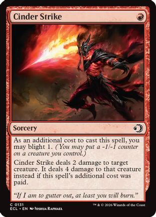 Cinder Strike (ECL-131) (Foil)