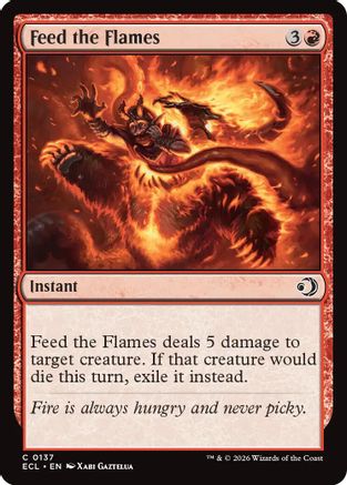 Feed the Flames (ECL-137) (Foil)