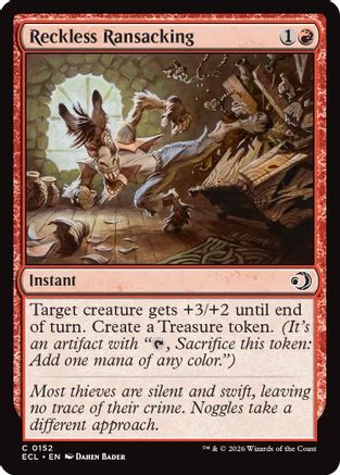 Reckless Ransacking (ECL-152) (Foil)