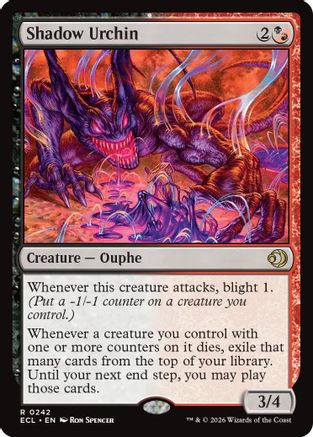 Shadow Urchin (ECL-242) (Foil)