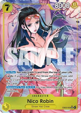 Nico Robin (055) (Alternate Art) (EB03-055) (Foil)