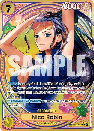 Nico Robin - 055 (SP) (EB03-055) (Foil)
