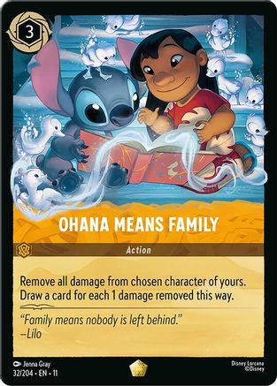 Ohana Means Family (11-032) (Cold Foil)
