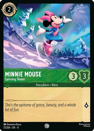 Minnie Mouse - Spinning Skater (11-072) (Cold Foil)