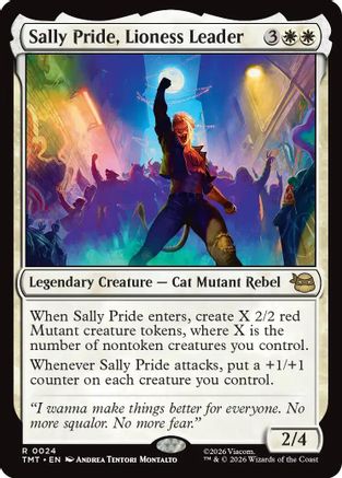 Sally Pride, Lioness Leader (TMT-024) (Foil)