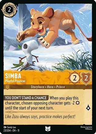 Simba - Playful Pouncer (11-023) (Cold Foil)