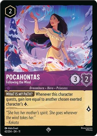 Pocahontas - Following the Wind (11-042)