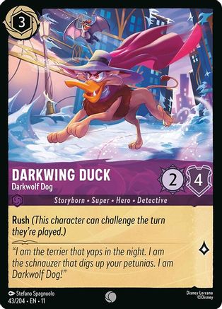 Darkwing Duck - Darkwolf Dog (11-043) (Cold Foil)