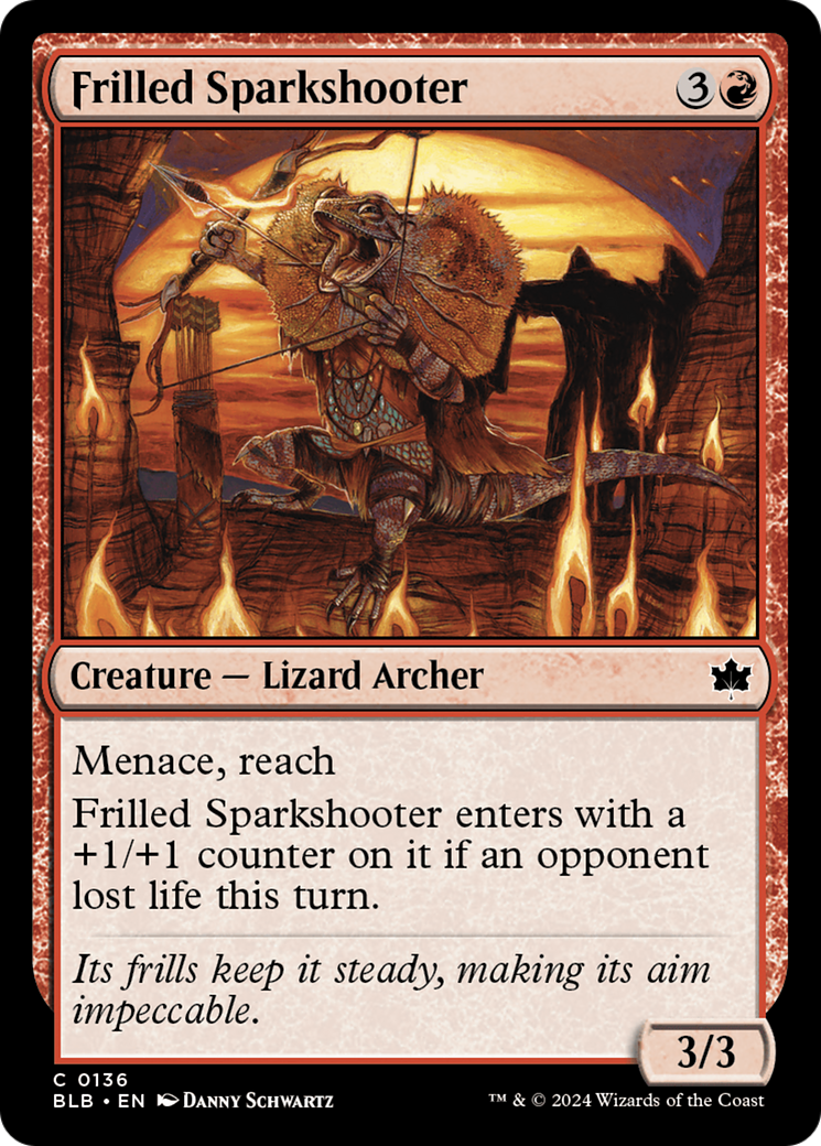 Frilled Sparkshooter (BLB-136) (Foil)
