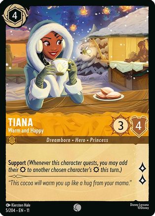 Tiana - Warm and Happy (11-005) (Cold Foil)