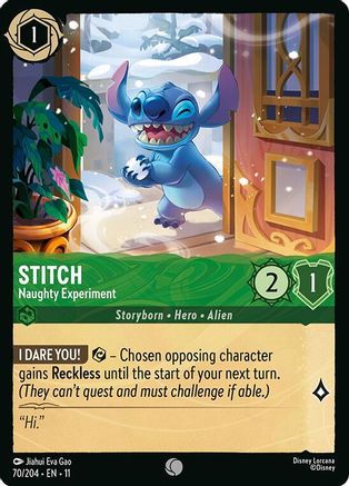 Stitch - Naughty Experiment (11-070)