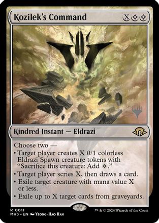 Kozilek's Command (PPECL-011) (Foil)