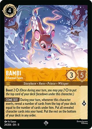 Bambi - Ethereal Fawn (11-024) (Cold Foil)